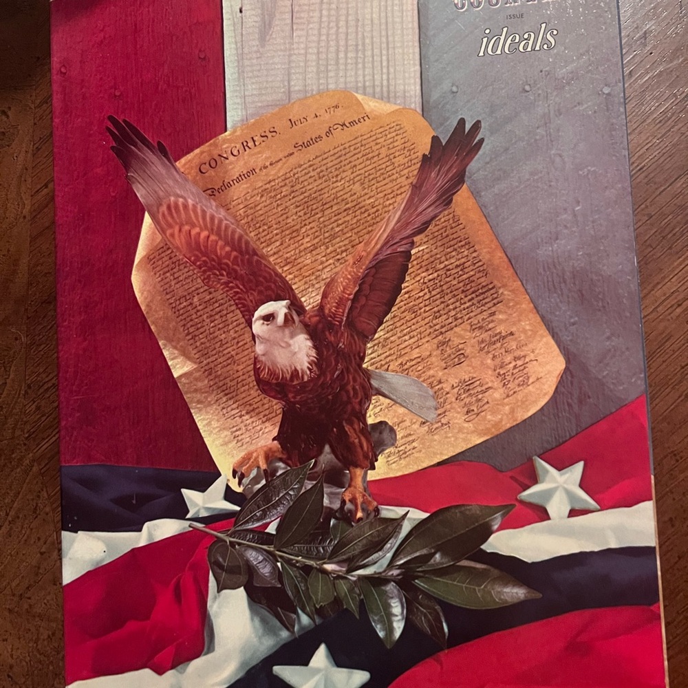 Vintage 1967 Ideals Country Coffee Table Book Volume 24, No 1 Poems Stories